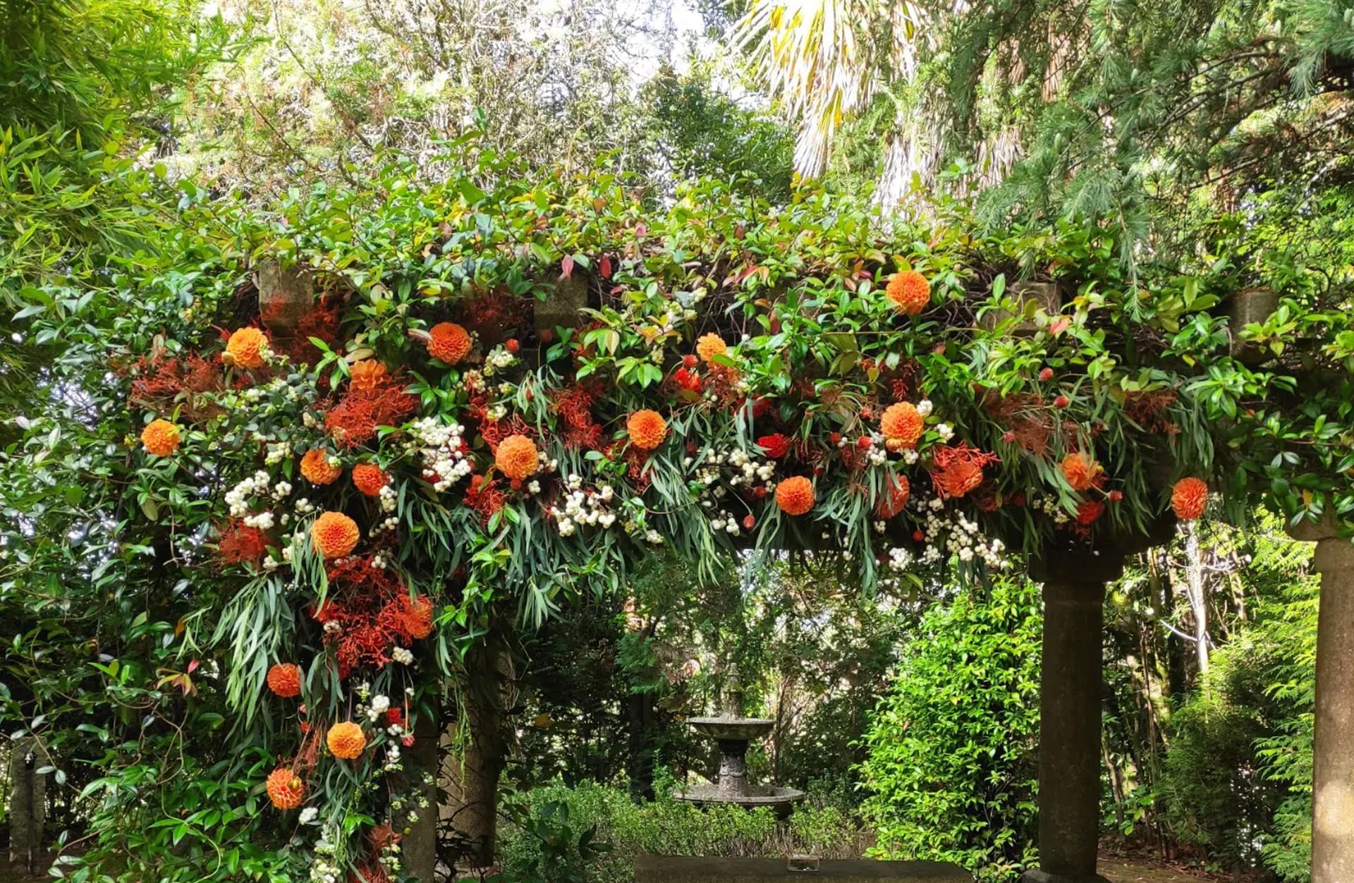 Decoración floral boda civil en Vigo